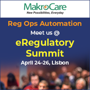 MakroCare at eRegulatory Summit at Lisbon,  on 24 - 26 April 2018