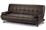 Get Designer Montana 3 Seater Faux Leather Sofa Bed 