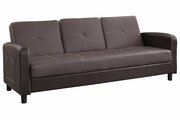 Stunning Tampa 3 Seater Stitching Leather Sofa Bed