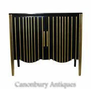 Art Deco Ebonised Cabinet Commode Modernist Furniture
