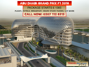 Abu Dhabi Grand Prix 2018 Packages