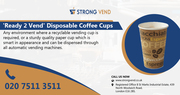 'Ready 2 Vend' Disposable Coffee Cups