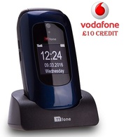TTfone Lunar TT750 - Blue - Vodafone Pay As You Go with £10 Credit