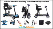 Get Travel-Friendly eDrive Electric Folding Travel Mobility Scooter