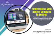 Professional web design company in London