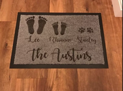 Buy Personalised Doormats | Floor Mats | One Of A Kind Design UK
