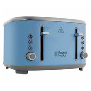 Russell Hobbs Bubble 4 Slice Toaster,  Stainless Steel in Blue