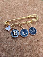 Black Lives Matter Brooch,  BLM Pin Badge | TheColourfulAura