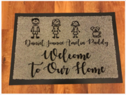 Get Personalised Doormats at One Of A Kind Design UK