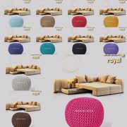 Get 10% flat discount on Knitted Pouffe & Footstool Round Large Morocc