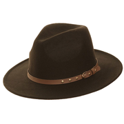Buy Adonis & Grace Unisex Felt Trilby Hat with Stud Belt Band Online