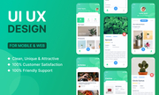 I will create a mobile app UI UX design