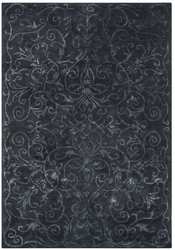 Best Quality Victoria Rug by Asiatic Carpets Colour Midnight | Rugs Uk