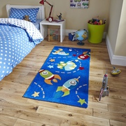 Hong Kong Kids Rug by Think Rugs in 6149 Blue Colour