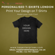 Personalised T-Shirts London | Taq Enterprises
