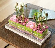 Floralcraft® 18cm Glass Cube Vase Flowers Vase for Floral Arrangements