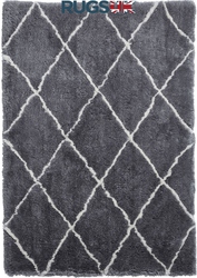Morocco Rug by Think Rugs in 2491 Grey/Cream Colour
