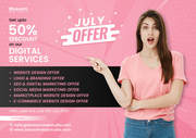 July Offer 2023 & Discount for Website Design,  SEO & Digital Marketing