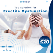 Top Solution for Erectile Dysfunction Starting at £20