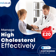 Manage High Cholesterol Effectively from Just £20