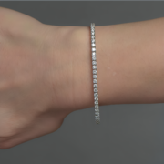 Elevate Your Style – Ethical 4ct lab grown diamond tennis bracelet by 
