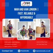 Man and Van London | Fast,  Reliable & Affordable