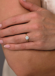 Elegant Diamond Solitaire Engagement Ring by Layla Diamonds