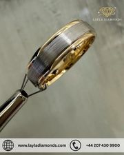 Men’s Diamond Wedding Bands – Premium Two Tone Craft