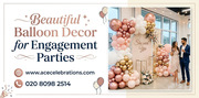 Beautiful Balloon Decor for Engagement Parties