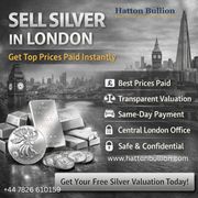 Sell Silver in London - Get Top Prices Paid Instantly