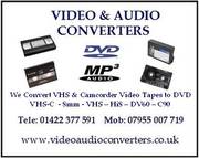 We Transfer Convert VHS VIDEO 8mm Hi8 DV60 Video Tapes to DVD and C90/